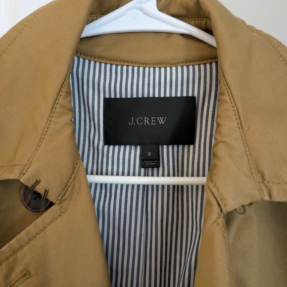 Tan Double-Breasted Trench Coat - Picture 5 of 8